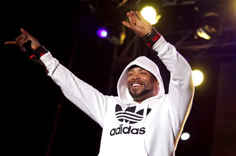 Method Man performing live on stage